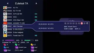 جميع قنوات قمر يوتلوسات 7E  Eutelsat 7B / Eutelsat 7C (7&deg;E)  📡📡📺📺✅💯💯