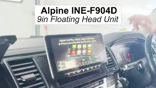 Alpine INE-F904D 9in Floating Head Unit | Dragon Car Alarms | Fareham