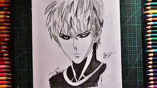 How To Draw GENOS || ONE PUNCH || Anime Drawing Step By Step