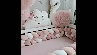 Braided Crib Bumper Set