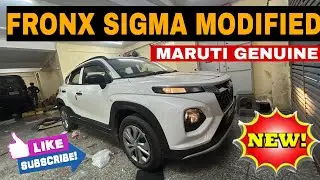 2025 FRONX MODIFIED BASE TO TOP✅ FRONX MODIFICATIONS ✅ REAR AC✅#fronxsigma #fronx #youtube#trending