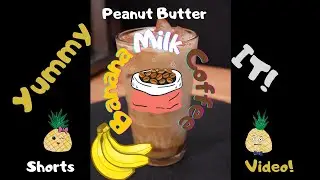 Weird Drink Combination! | Peanut Butter Banana Milk iced Coffee | Yummy It Food