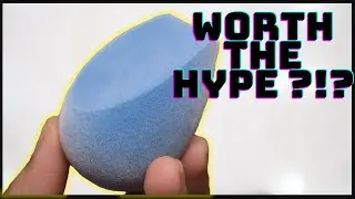 PRAUSH Microfiber Velvet Contour & Baking sponge | REVIEW+ DEMO | Airbrushed makeup?! | India