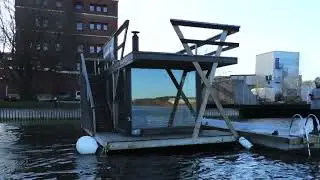 Floating Sauna in Moss - Mad Goats