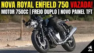 Vazou! Nova Royal Enfield Continental GT 750 em testes: O que j&aacute; sabemos?