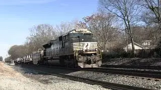 NORFOLK SOUTHERN EMD SD70ACE Southbound Manifest Mix Freight