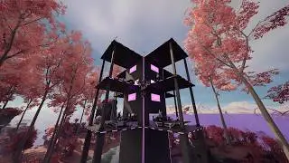 I built a drone base for my entire world in satisfactory! (SATISFACTORY 1.1)