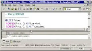 SQL SERVER Tutorial -  T-SQL: Built-in Functions - RAND - ROUND