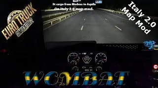 ETS2 - Modena to Aquila on Italy 2.0 Map Mod
