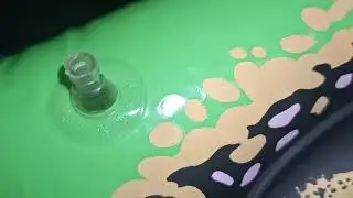 Deflate The Tan/Green Stegosaurus Inflatable 