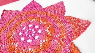 AdventsCAL 2018 mit eliZZZa * Häkeldeckchen Doily * Spitzen ansetzen