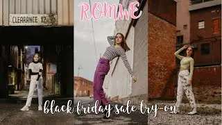 ROMWE&rsquo;s Black Friday Sale Try-On | Chloe Renee