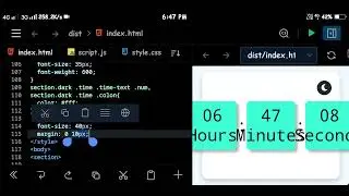 How To Make Digital Watch By css, Html and js #digitalclock #jsproduction #cssclock #codependency