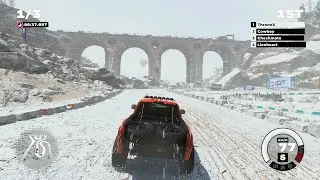 DiRT 5 - Italy - Heavy Snow Gameplay (PC UHD) [4K60FPS]