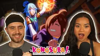 HAUNTED SHENENIGANS! - Girlfriend Reacts To Konosuba Episode 8 REACTION!