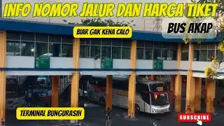 Info Nomor Jalur & Daftar Harga Resmi Bus AKAP di Terminal Bungurasih. Awas Kena Calo! 