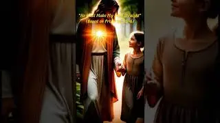 He Will Make My Path Straight ✨  Proverbs 35&ndash;6 Song of Trust  Jesus Guiding Light Worship #music