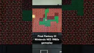 Final Fantasy III gameplay 1980s Nintendo NES game