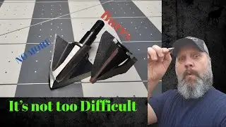 Vantage Point Archery Omega Broadhead Sharpening