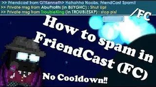 Growtopia - How To Spam In Friendcast (Fc)
