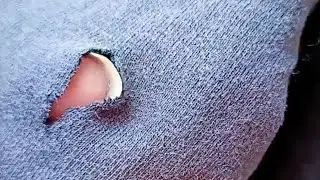 Simple and Practical Invisible Stitch Method for Repairing Holes in Clothes
