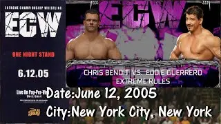 ECW One Night Stand (2005) | Chris Benoit vs. Eddie Guerrero