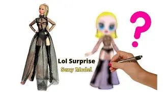 How to draw a sexy model for lol doll