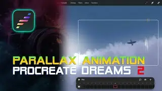Parallax animation on Procreate Dreams 2 by @enrirdf
