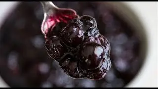 Simple to Make Fruit Compote Toppings - Blueberry