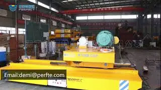 Customized Industrial Platform Ferry Battery Powered Cart Car For Transport Aluminum Coil