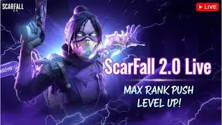 Season 3 OP Gameplay 🔥 ScarFall 2.0 Live | Rank Push Kar Ke Dikha Diya