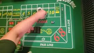 Craps strategy I saw at the casino. Run #2