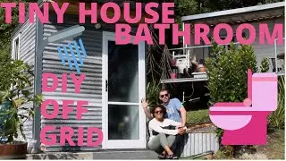 Tiny House Bathroom: OFF-GRID DIY Outdoor Bathroom!