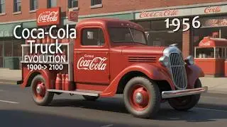 The evolution of the Coca_cola Truck from 1900 to 2100 (4K video)