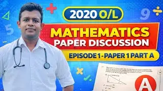 2020 OL Maths Paper Discussion episode 1 Paper 1A