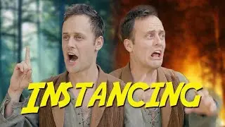 When an NPC is stuck across two worlds - Instancing