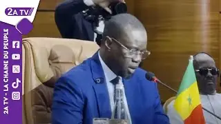 Discours de haut niveau du PM Ousmane Sonko au Maroc
