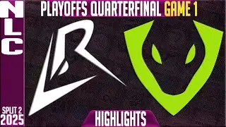 LR vs VNC Highlights Game 1 NLC Playoffs Quarterfinal Split 2 2025 | Los Ratones vs Venomcraft G1