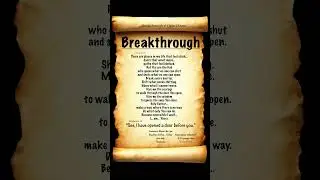 Financial Breakthrough Prayer &ndash; Ask God for Favor and Open Doors for Advancement Revelation 3:8