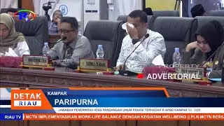 JAWABAN PEMERINTAH ATAS PANDANGAN UMUM FRAKSI TERHADAP R APBD KAMPAR TA  2025