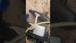 nitro engine running without exhaust 🙃