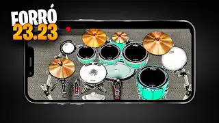 Kit FORR&Oacute; 23.23 Pra Real Drum Por Teck Batera
