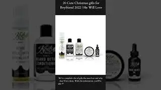 20 Cute Christmas gifts for Boyfriend 2022 | He Will Love | Ultimate Beard Kit...