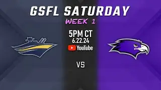 GSFL: San Antonio Dreadnoughts Vs RDJ Night Hawks | Saturday Premiere Game | Madden NFL 24