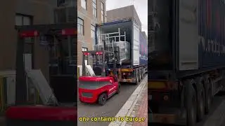 one container of painting roller making machines shipped to Europe #paint roller making machine