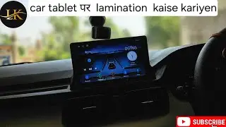 How to install tempered glass screen protector On Car Music System 2024 🚗🎶 #DIY #CarTech