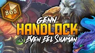 Genn Handlock & Even Eel Shaman in Top 1000 Legend | The Witchwood | Hearthstone VOD | Dekkster