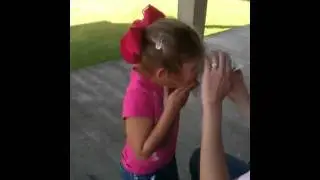 Pulling Ava's 1st Tooth