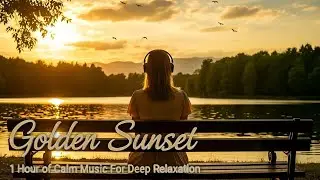 Golden Sunset 🌅 | 1 Hour of Calm Music for Deep Relaxation 🎧