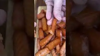 CANDY SALMON - Smoked candied Salmon - Bradley Smoker